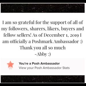 I’m a Poshmark Ambassador!